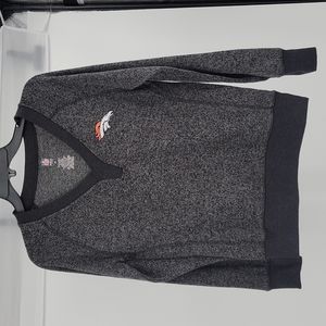NFL Denver Broncos V-Neck Top, Size Medium